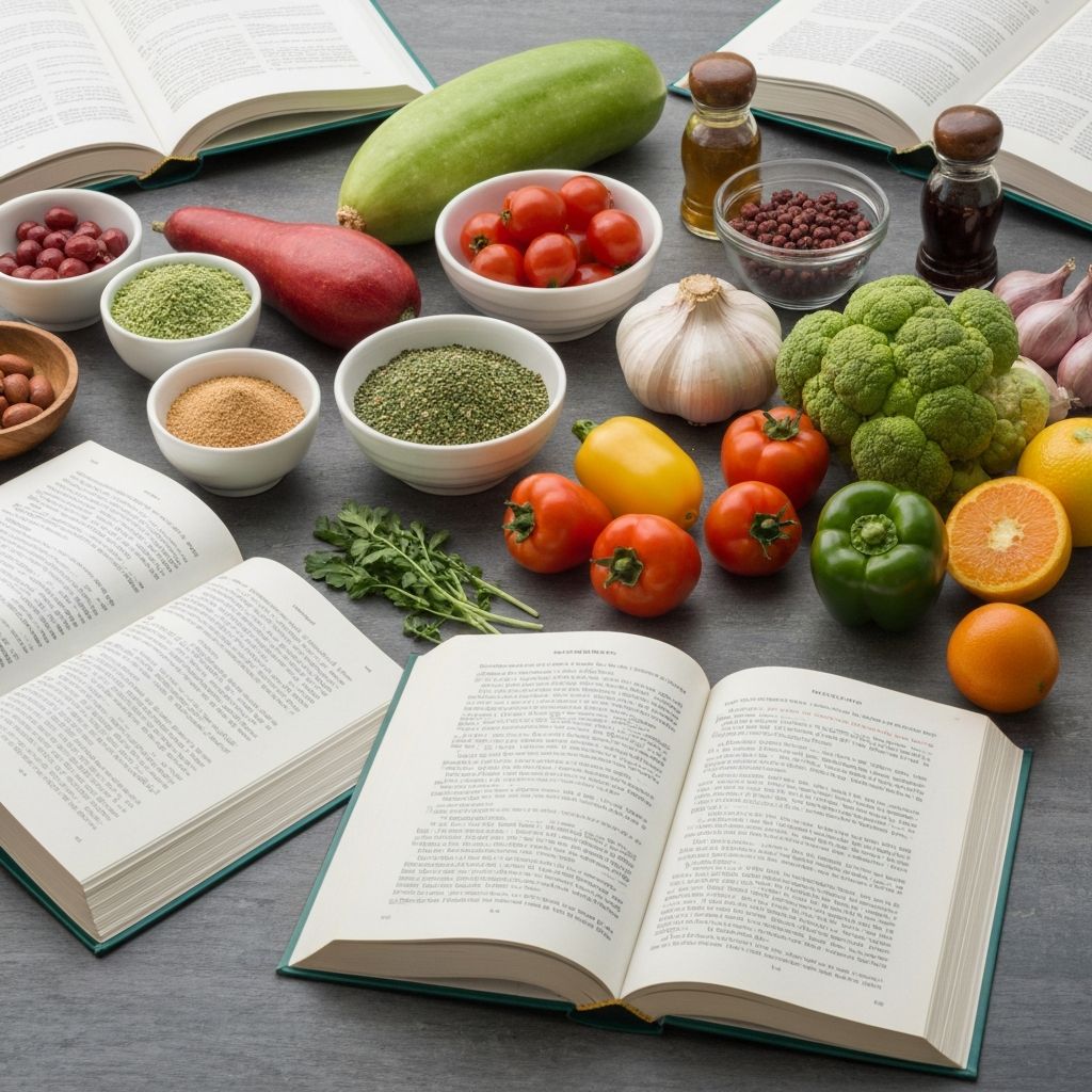 Educational nutrition concept